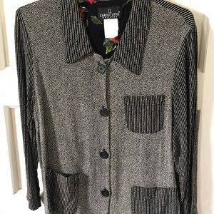 Vintage 80s Silk Blend Shirt